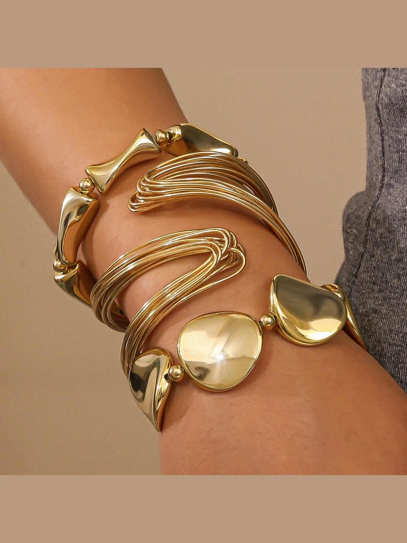 Punk Style Statement Bracelet