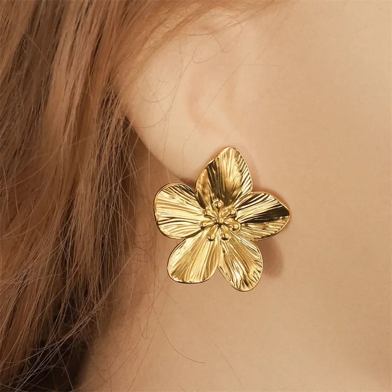 Retro Flora Studs