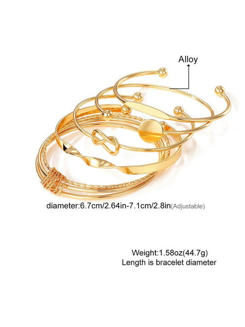 Elegant Twist Bangle Collection