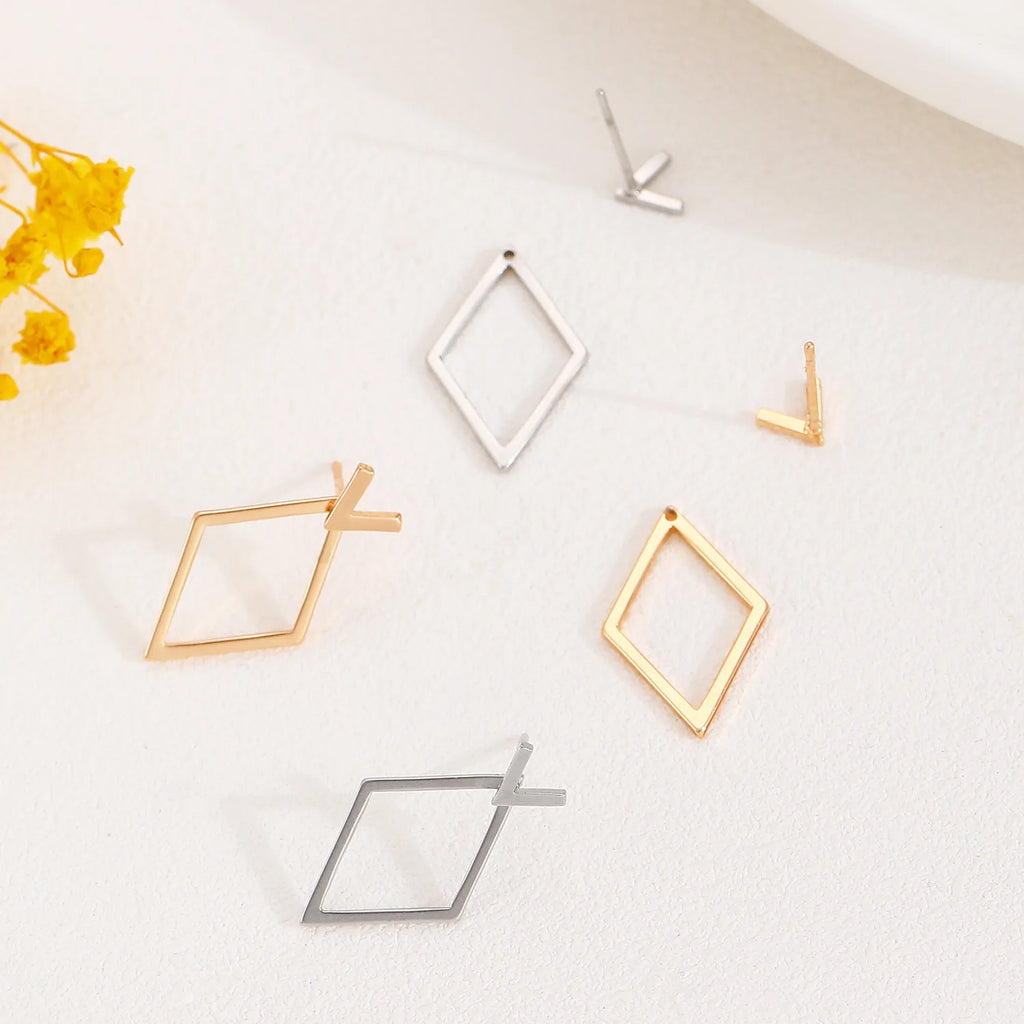 2-in-1 Geometric Stud Earrings