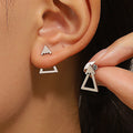 2-in-1 Geometric Stud Earrings