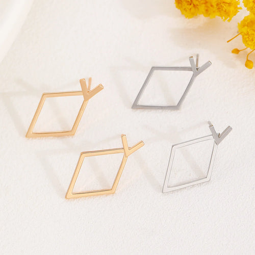 2-in-1 Geometric Stud Earrings